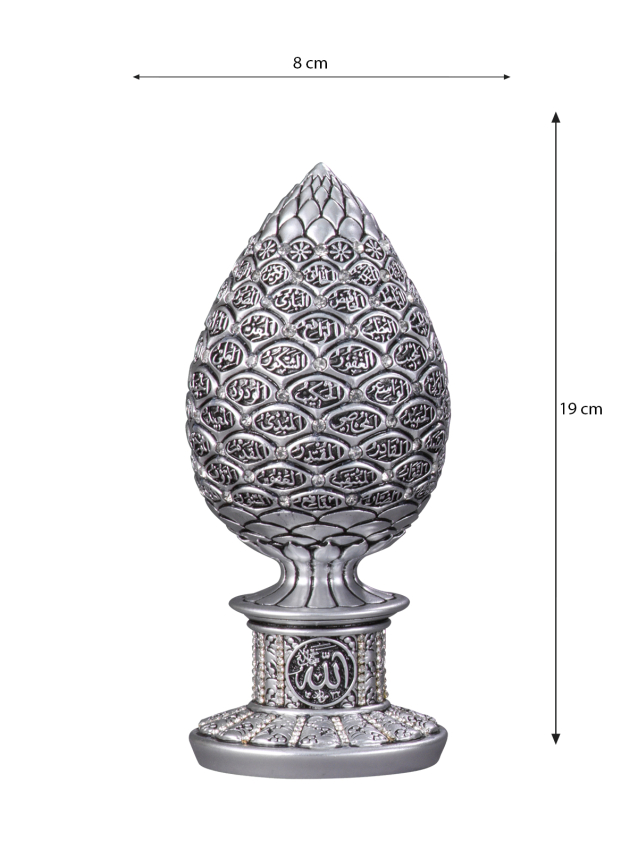 Nakkaş Kozalak Boytu (Orta Boy | Gümüş | Esma-ül Hüsna) - 3