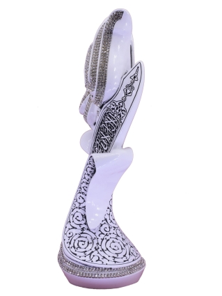 Nakkaş Lale Gül Boytu (Büyük Boy | Beyaz) - NK (1)