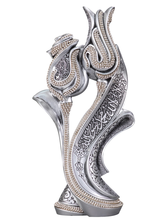 Nakkaş Lale Gül Boytu (Büyük Boy | Gümüş) - 1