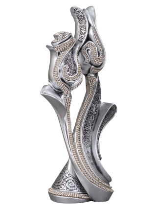 Nakkaş Lale Gül Boytu (Büyük Boy | Gümüş) - 4