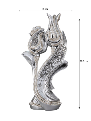 Nakkaş Lale Gül Boytu (Büyük Boy | Gümüş) - 5