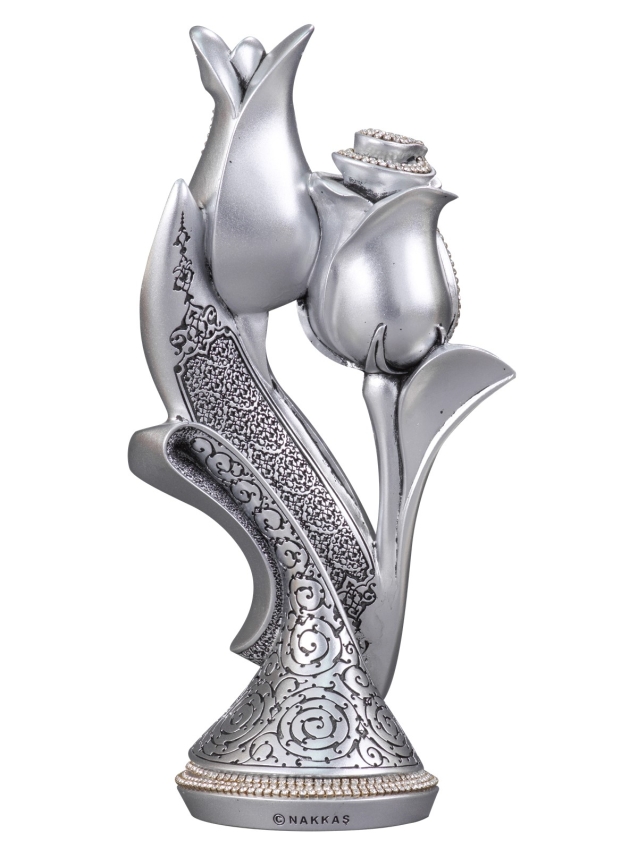 Nakkaş Lale Gül Boytu (Büyük Boy | Gümüş) - 3