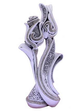 Nakkaş Lale Gül Boytu (Küçük Boy | Beyaz) - 5