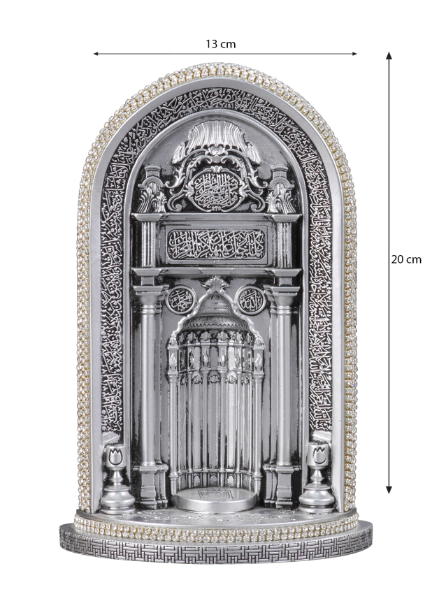 Nakkaş Mihrap Boytu (Orta Boy | Gümüş) - 5