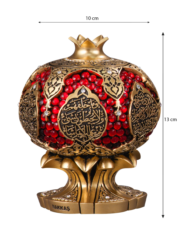 Nakkaş Nar Boytu (Orta Boy | Sarı | Ayet-el Kürsi) - 4