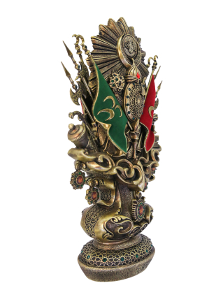 Nakkaş Osmanlı Boytu (Battal Boy | Antik Sarı / Yeşil Taşlı) - NK (1)