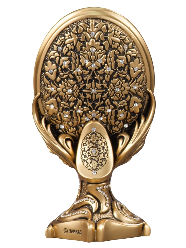 Nakkaş Oval Boytu (Orta Boy | Sarı | Ayet-el Kürsi) - 2