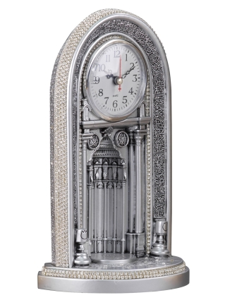 Nakkaş Saatli Mihrap Boytu (Büyük Boy | Gümüş) - NK (1)