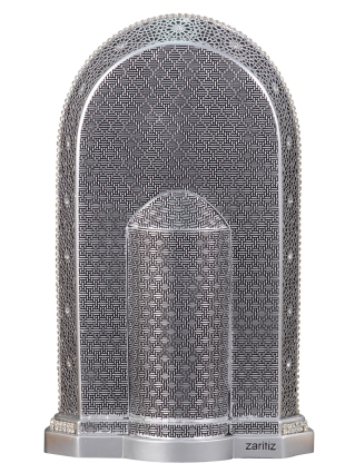 Nakkaş Saatli Mihrap Boytu (Büyük Boy | Gümüş) - 4