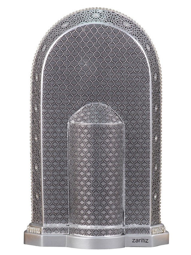 Nakkaş Saatli Mihrap Boytu (Büyük Boy | Gümüş) - 4