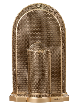 Nakkaş Saatli Mihrap Boytu (Büyük Boy | Sarı) - 3