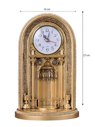 Nakkaş Saatli Mihrap Boytu (Büyük Boy | Sarı) - 4