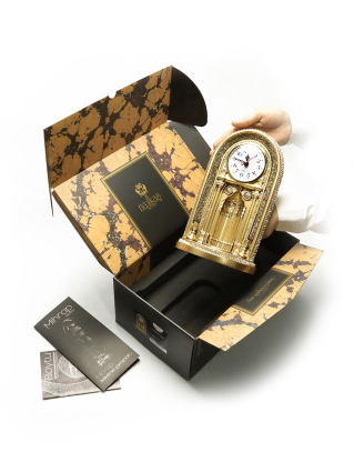 Nakkaş Saatli Mihrap Boytu (Büyük Boy | Sarı) - 5