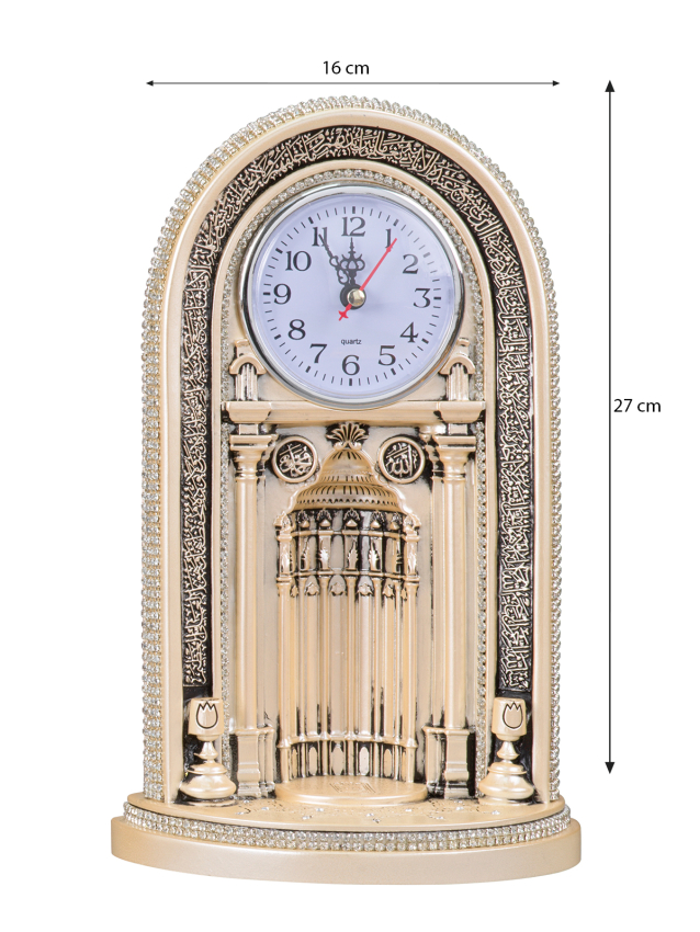 Nakkaş Saatli Mihrap Boytu (Büyük Boy | Sedef) - 5