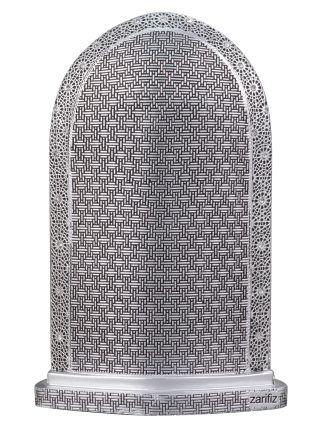 Nakkaş Saatli Mihrap Boytu (Orta Boy | Gümüş) - 4