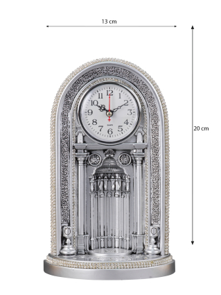 Nakkaş Saatli Mihrap Boytu (Orta Boy | Gümüş) - 5