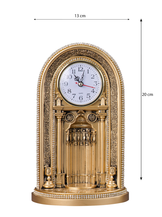 Nakkaş Saatli Mihrap Boytu (Orta Boy | Sarı) - 4