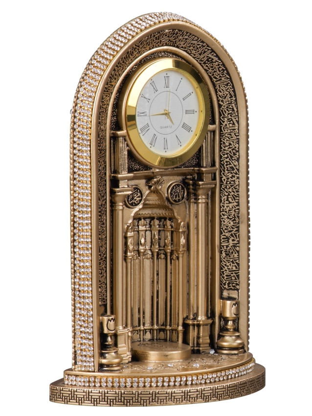 Nakkaş Saatli Mihrap Boytu (Orta Boy | Sarı) - 2