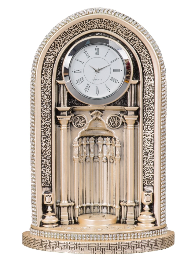 Nakkaş Saatli Mihrap Boytu (Orta Boy | Sedef) - 1