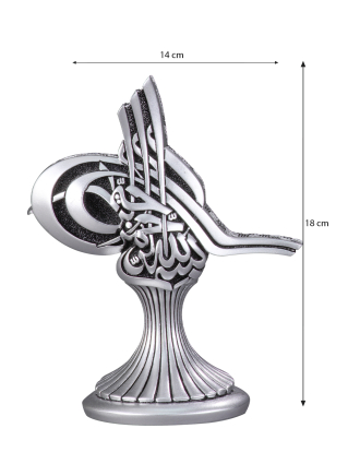 Nakkaş Tuğra Boytu (Orta Boy | Gümüş) - 3