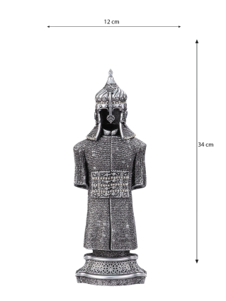 Nakkaş Zırh Boytu (Büyük Boy | Gümüş) - 5