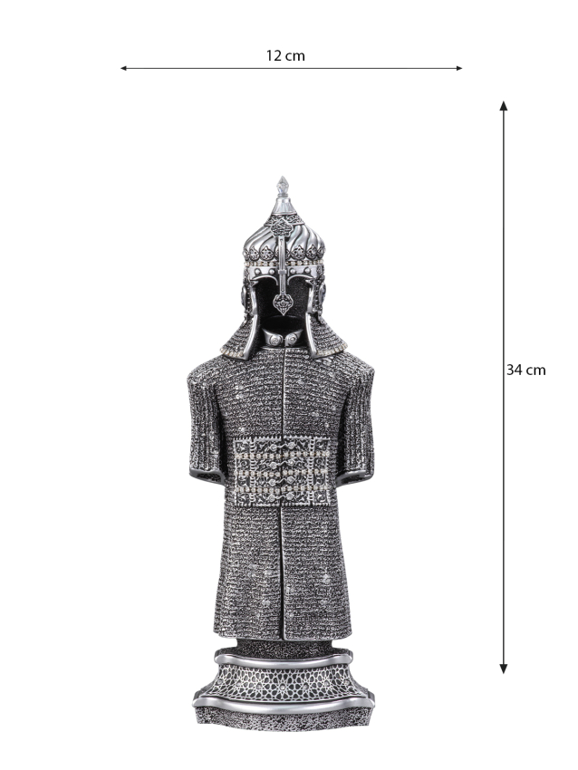 Nakkaş Zırh Boytu (Büyük Boy | Gümüş) - 5