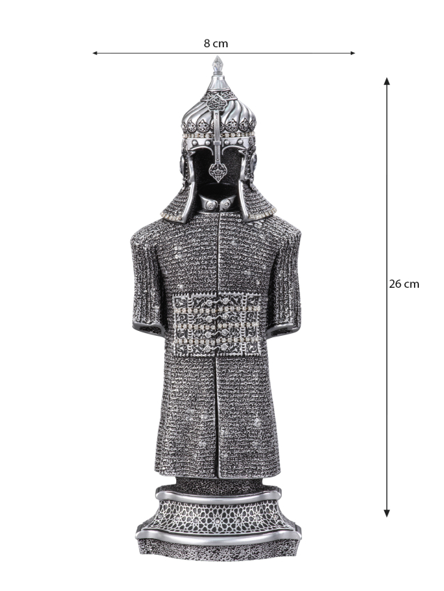 Nakkaş Zırh Boytu (Küçük Boy | Gümüş) - 4