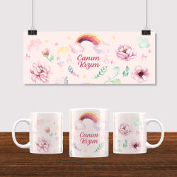 Neşe Koleksiyonu Seramik Kupa Canım Kızım Model 10 - 4