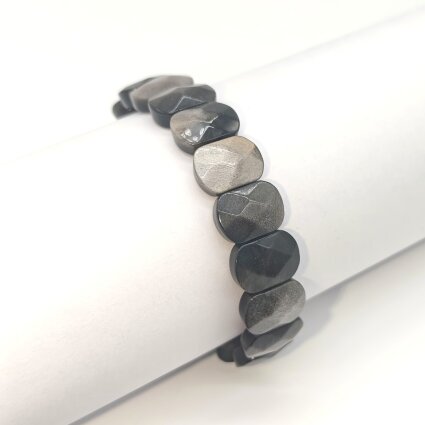 Obsidyen Doğal Taş Rolex Bileklik RY1 - 3