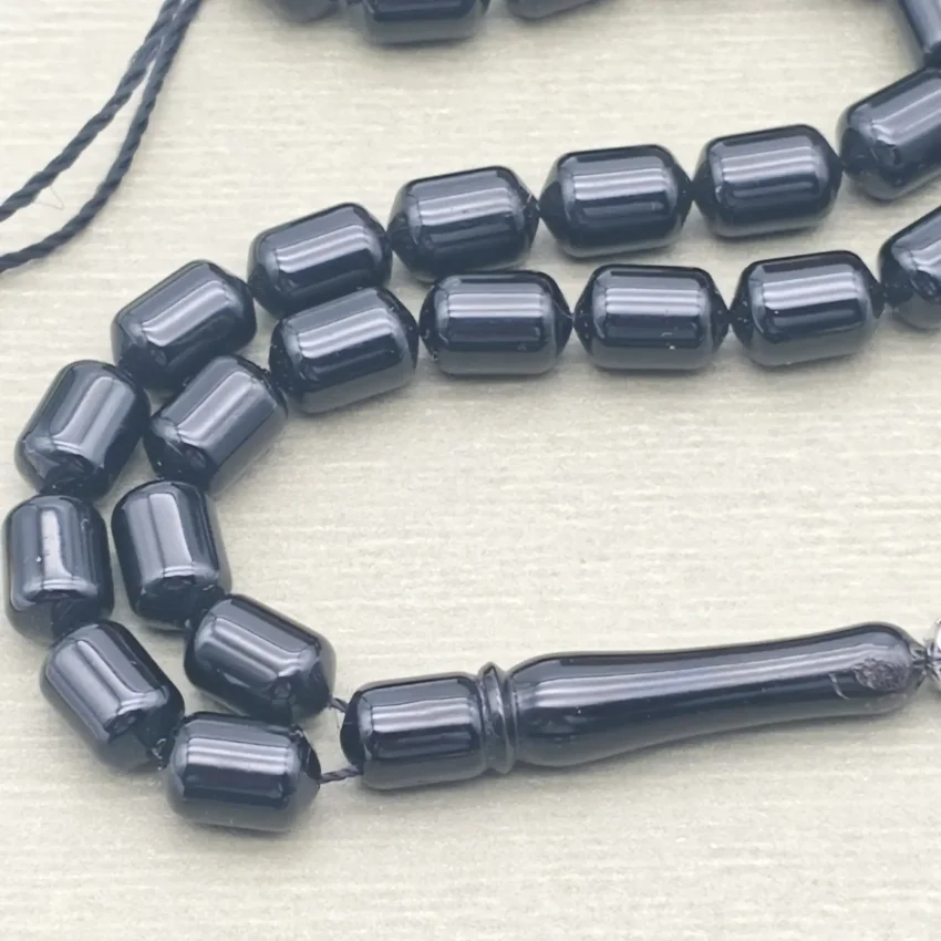 Oltu Taşı 33'lük Arpa Kesim Tesbih - 2