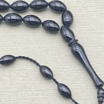 Oltu Taşı 33'lük Küre Kesim Tesbih (1)