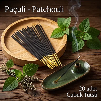 Paçuli - Patchouli - Çubuk Tütsü 25 Gr 20 Adet