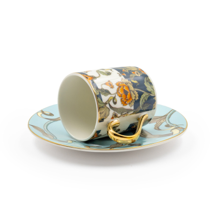 6 Kişilik 12 Parça Porselen Kahve Fincan Takımı - Reyhan 12 M1 - 4