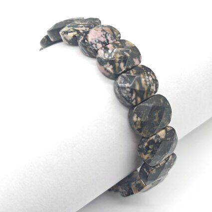 Rodonit Doğal Taş Bileklik RR1 - Logosuz Ürünler