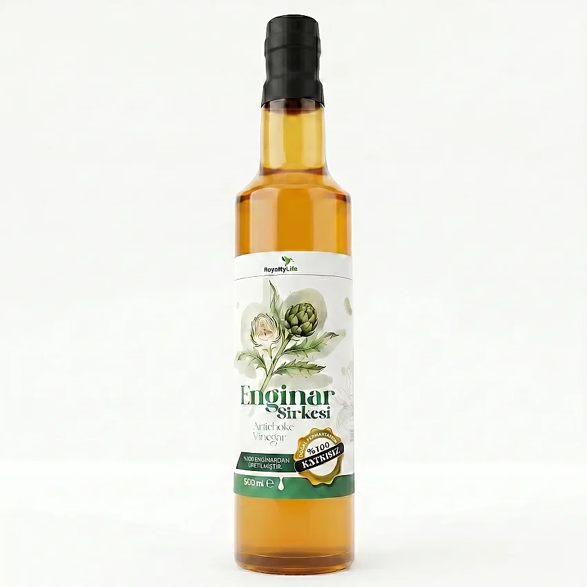 Royalty Life Enginar Sirkesi 500 ML %100 Katkısız - 1