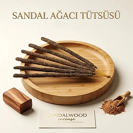 Sandal Ağacı Kaliteli Kalın Çubuk Tütsü