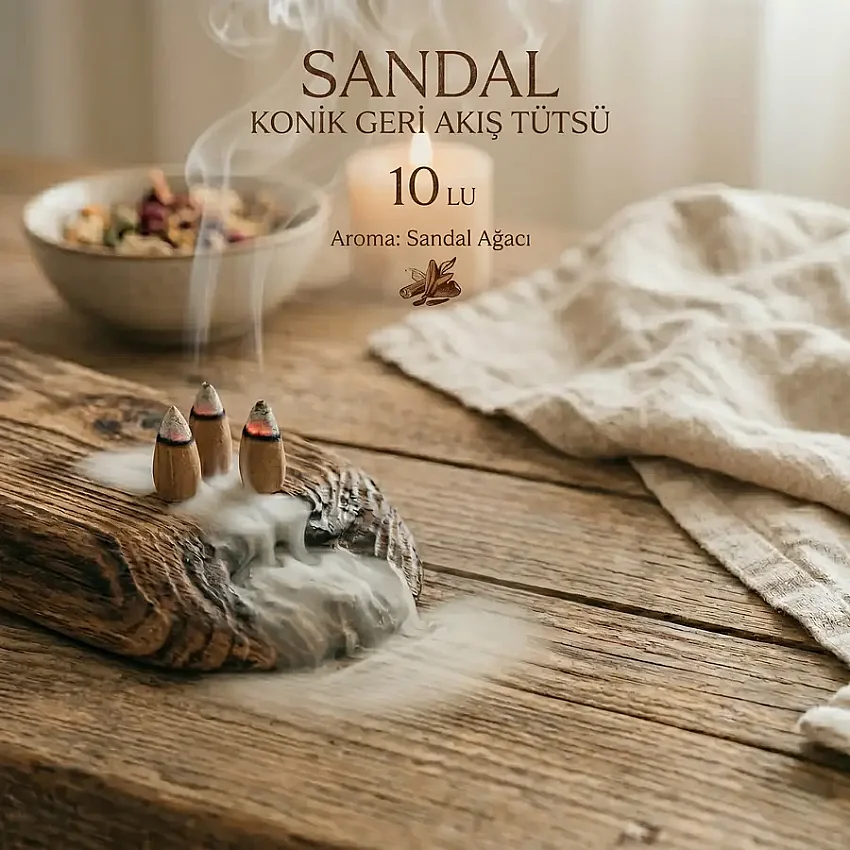 Sandal Konik Geri Akış Tütsü 10 Lu - 1