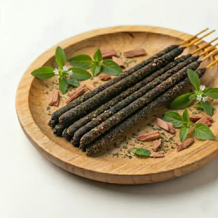 Sedir ve Şekerotu Kokulu Kaliteli Kalın Çubuk Tütsü