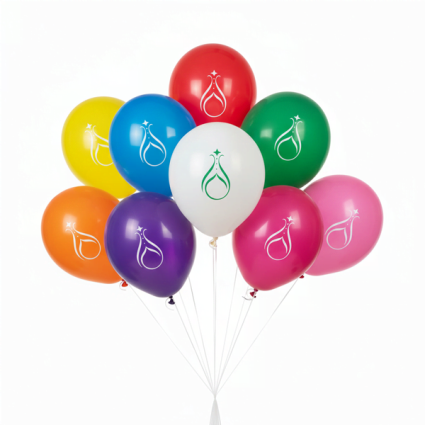 Serhendi Logo Baskılı Karışık Renk 9 Adet Balon - Serhendi Logolu Ürünler