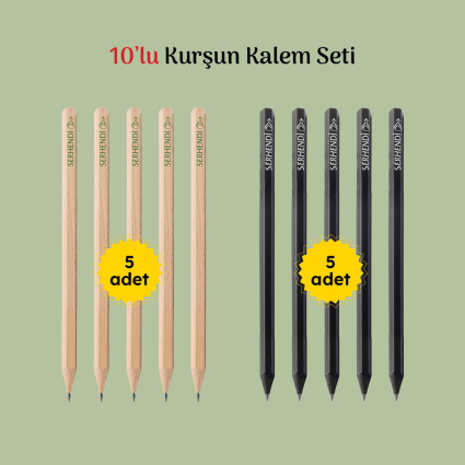 Serhendi Logolu 10 Lu Kalem Seti M5 - 2