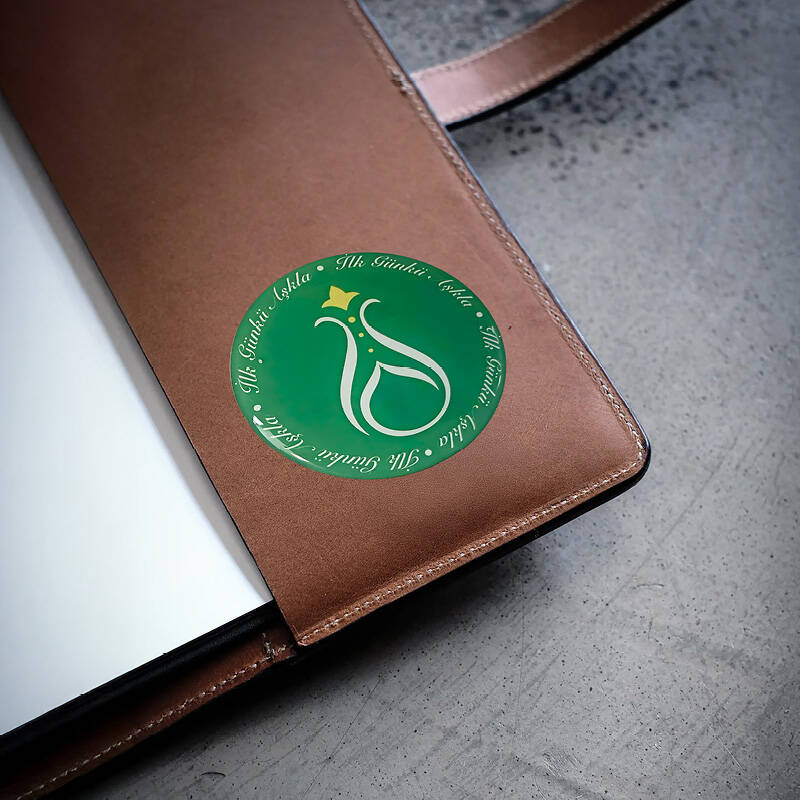 Damla Sticker 6 cm Serhendi Logolu İlk Günkü Aşkla M1 - 2