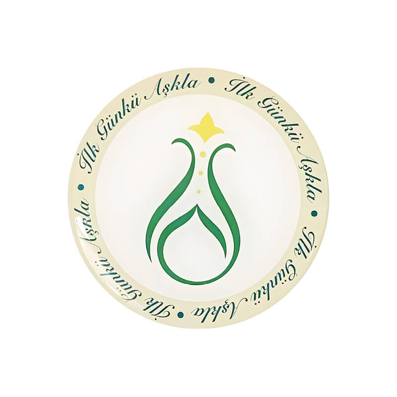 Damla Sticker 6 cm Serhendi Logolu İlk Günkü Aşkla M2 - 3