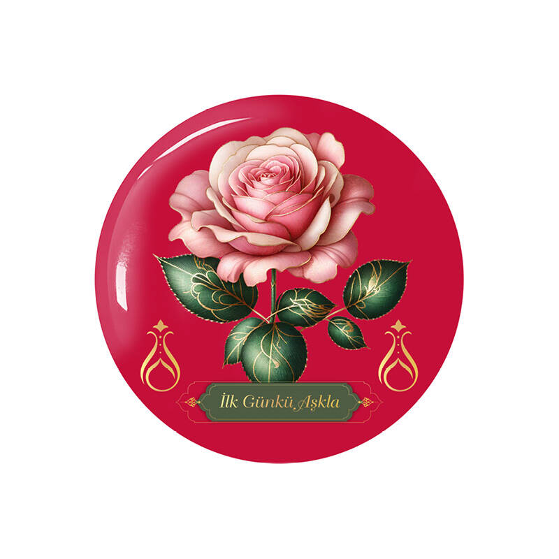 Damla Sticker 6 cm Serhendi Logolu İlk Günkü Aşkla M5 - 3