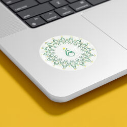 Damla Sticker 6 cm Serhendi Logolu İlk Günkü Aşkla M6 