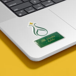 Damla Sticker 6 cm Serhendi Logolu İlk Günkü Aşkla M10 