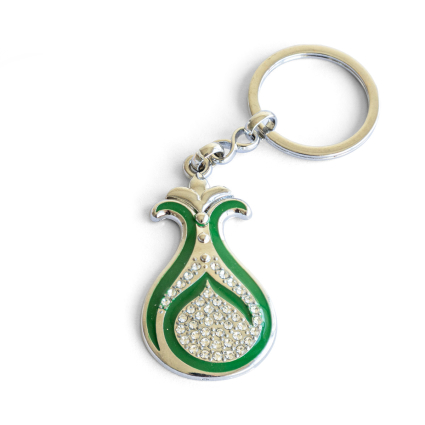 Serhendi Logolu Taşlı Metal Anahtarlık, Gümüş 10Lu - 3