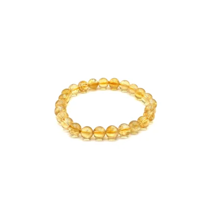 Sitrin Doğal Taş Bileklik – 8 mm K10 - 3
