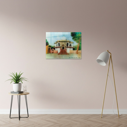 İmam-ı Rabbani Hz.Serhend Tablo Cam 30x40 M1 - 7