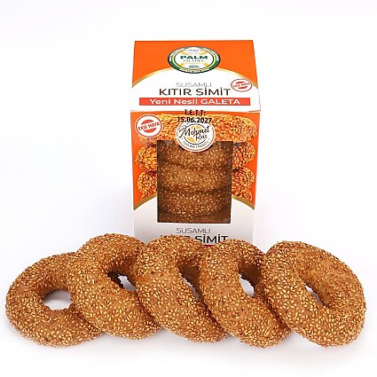 Susamlı Kıtır Simit - Ekşi Maya - Yeni Nesil Galeta - Mehmet Reis - 135 Gr