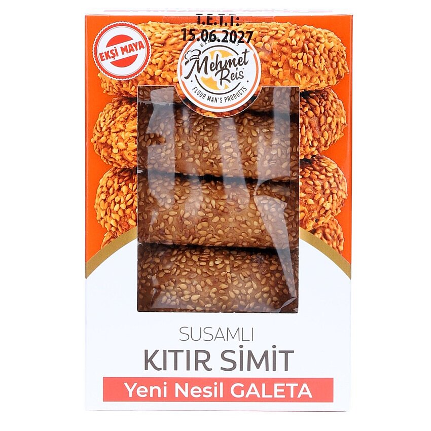 Susamlı Kıtır Simit - Ekşi Maya - Yeni Nesil Galeta - Mehmet Reis - 135 Gr - 2